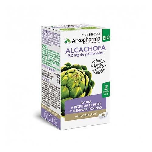 Arkopharma alcachofa bio (40 capsulas)