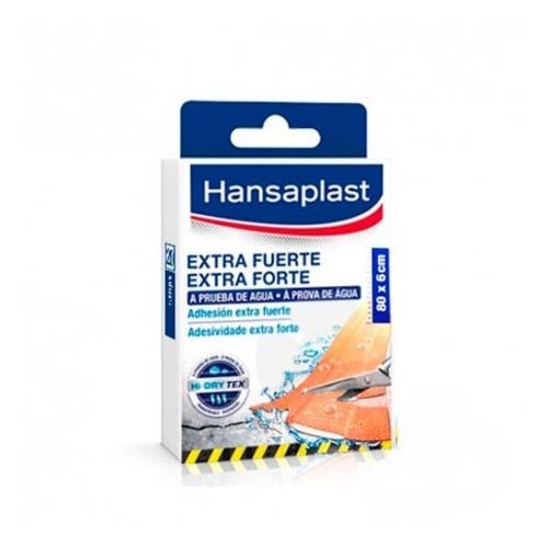 Hansaplast extra fuerte - aposito adhesivo (8 tiras 6 cm x 10 cm)