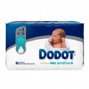 Pañal infantil - dodot pro sensitive (talla 1 2-5 kg 38 unidades)