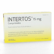 INTERTOS 15 MG COMPRIMIDOS, 20 comprimidos