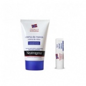 Neutrogena crema de manos concentrada + stick labial spf 20 (1 envase 50 ml + 1 envase 4,8 g pack)